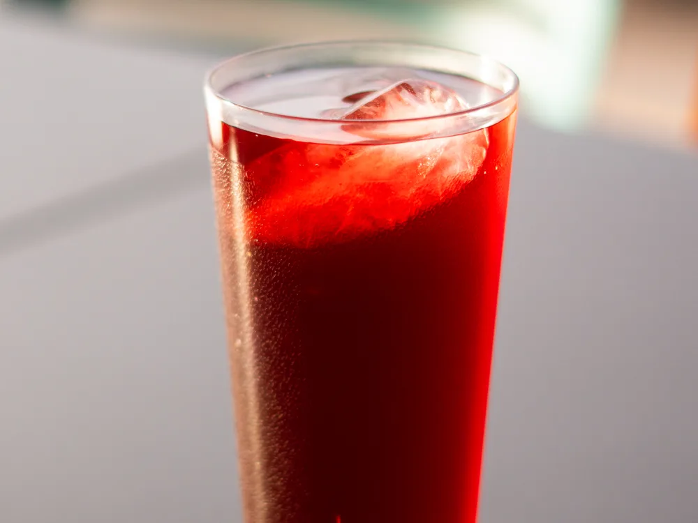 Agua fresca de jamaica